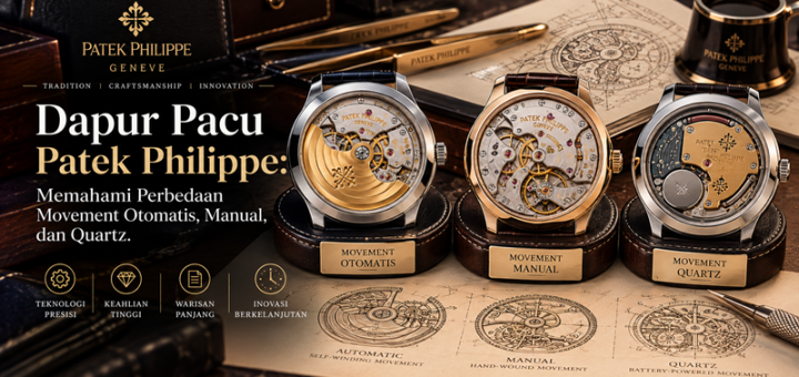 Dapur Pacu Patek Philippe Memahami Perbedaan Movement Otomatis Manual dan Quartz