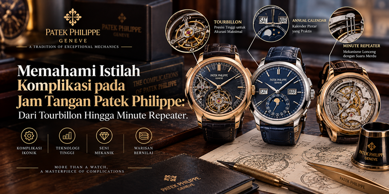 Memahami Istilah Komplikasi pada Jam Tangan Patek Philippe Dari Tourbillon Hingga Minute Repeater