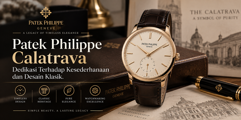 Patek Philippe Calatrava Dedikasi Terhadap Kesederhanaan dan Desain Klasik