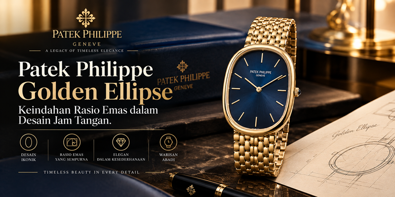 Patek Philippe Golden Ellipse Keindahan Rasio Emas dalam Desain Jam Tangan