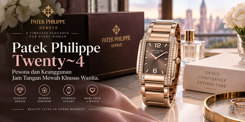 Patek Philippe Twenty~4 Pesona dan Keanggunan Jam Tangan Mewah Khusus Wanita