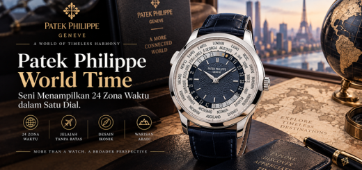 Patek Philippe World Time Seni Menampilkan 24 Zona Waktu dalam Satu Dial