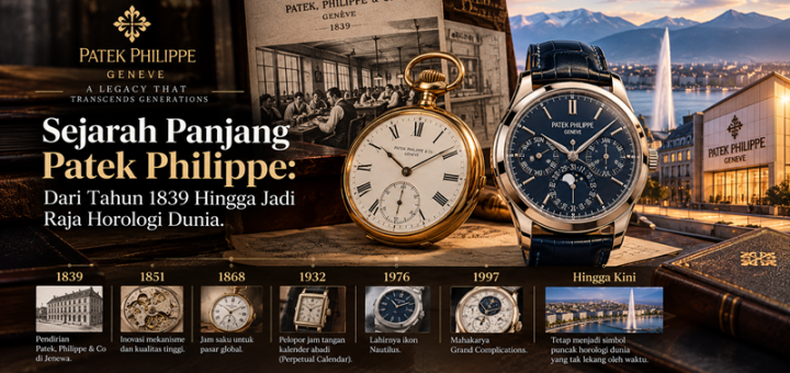 Sejarah Panjang Patek Philippe Dari Tahun 1839 Hingga Jadi Raja Horologi Dunia
