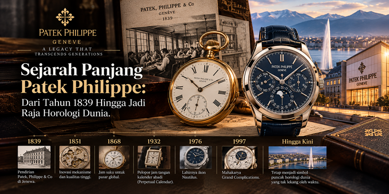 Sejarah Panjang Patek Philippe Dari Tahun 1839 Hingga Jadi Raja Horologi Dunia