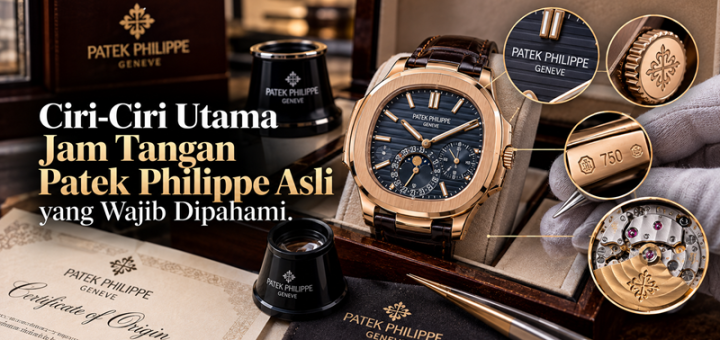 Ciri-Ciri Utama Jam Tangan Patek Philippe Asli yang Wajib Dipahami