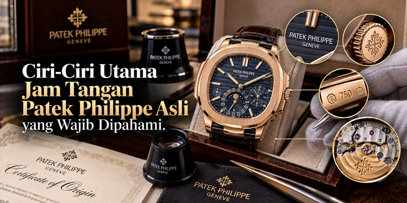 Ciri-Ciri Utama Jam Tangan Patek Philippe Asli yang Wajib Dipahami