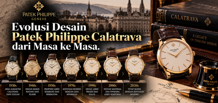 Evolusi Desain Patek Philippe Calatrava dari Masa ke Masa