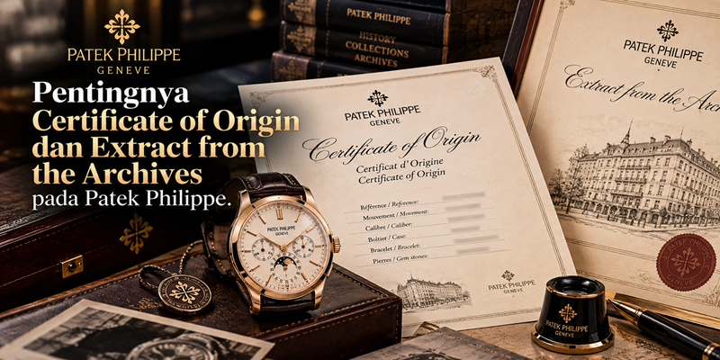 Pentingnya Certificate of Origin dan Extract from the Archives pada Patek Philippe